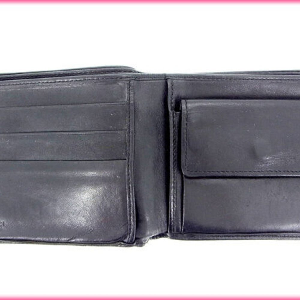 Authentic Gucci Wallet Purse Bifold Black Woman Authentic Used - Picture 3 of 5